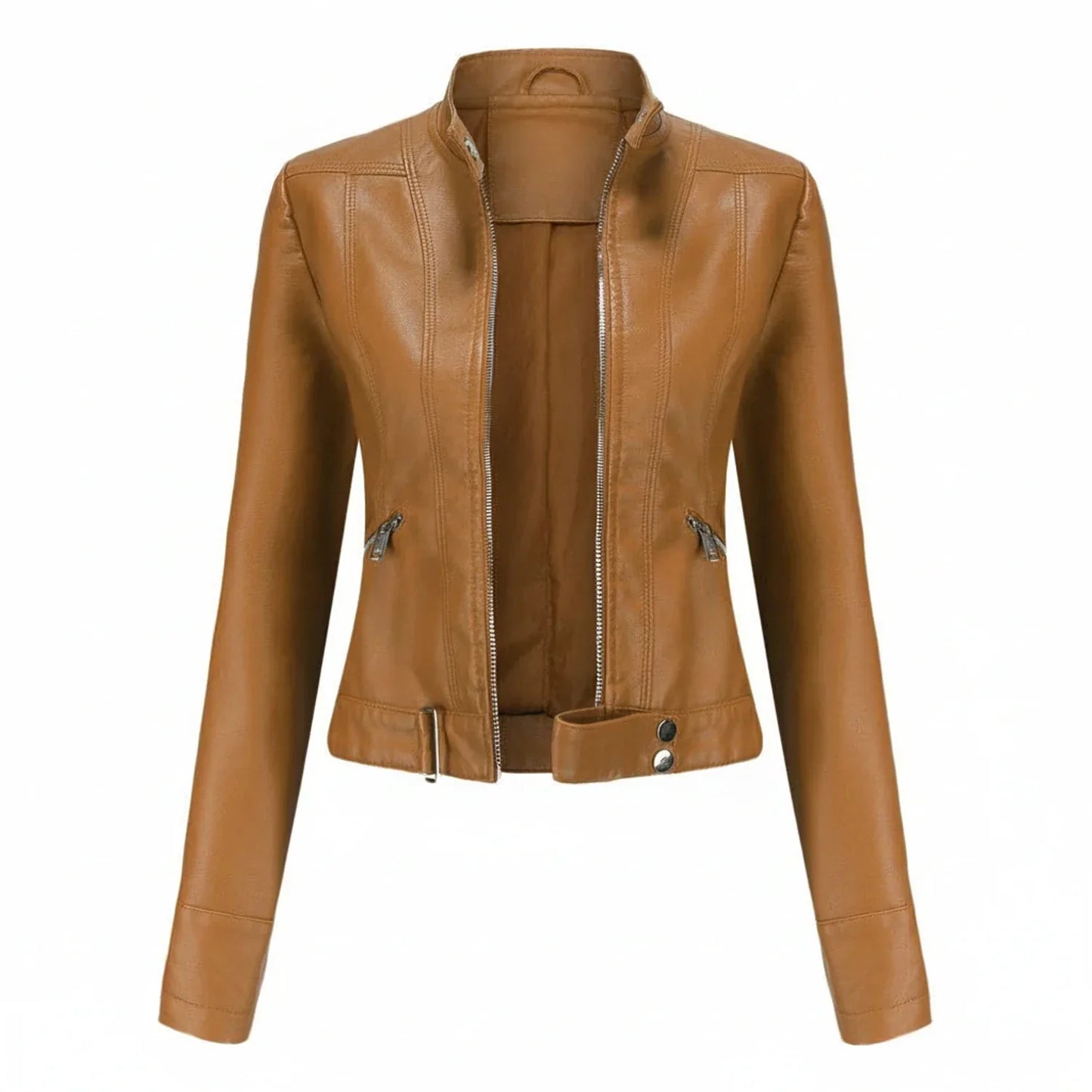 Luvrefashion | Tailored Biker Jacket in Black - side view
