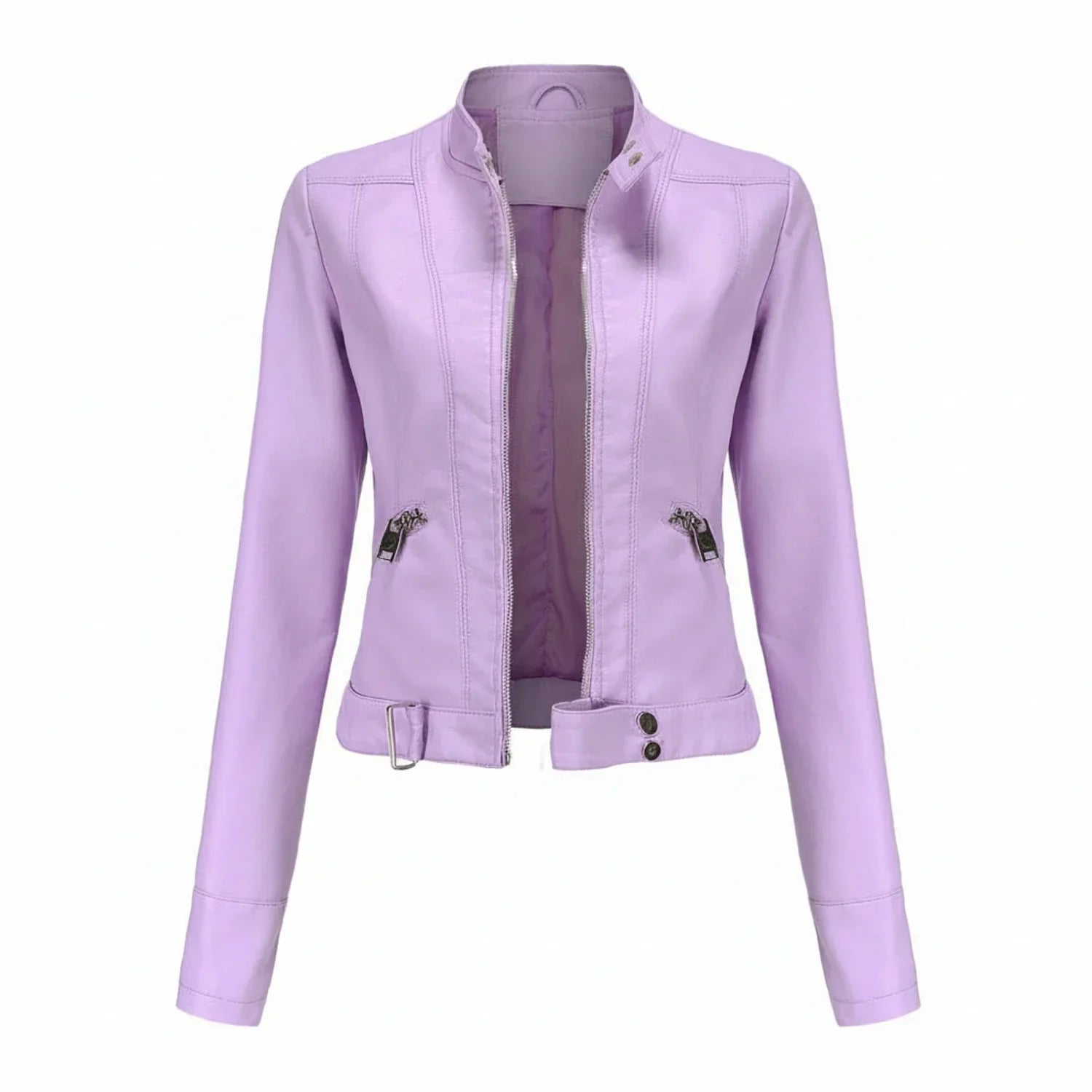 Luvrefashion | Tailored Biker Jacket in Black - detail view
