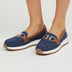 Mocasines fáciles de poner para mujer - Azul