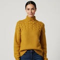 Suéter de cuello alto para mujer