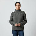Suéter de cuello alto para mujer