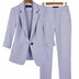 Conjunto de traje sastre de dos piezas para mujer - Morado