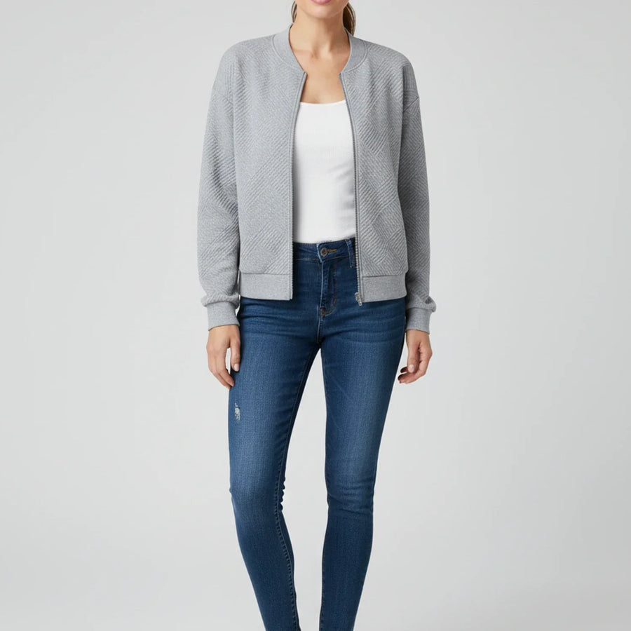 Luvrefashion | Zippered Jacket in Blue - image 8