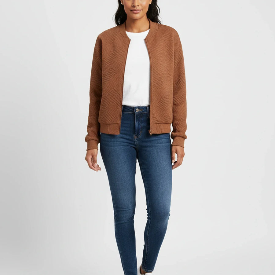 Luvrefashion | Zippered Jacket in Blue - image 10