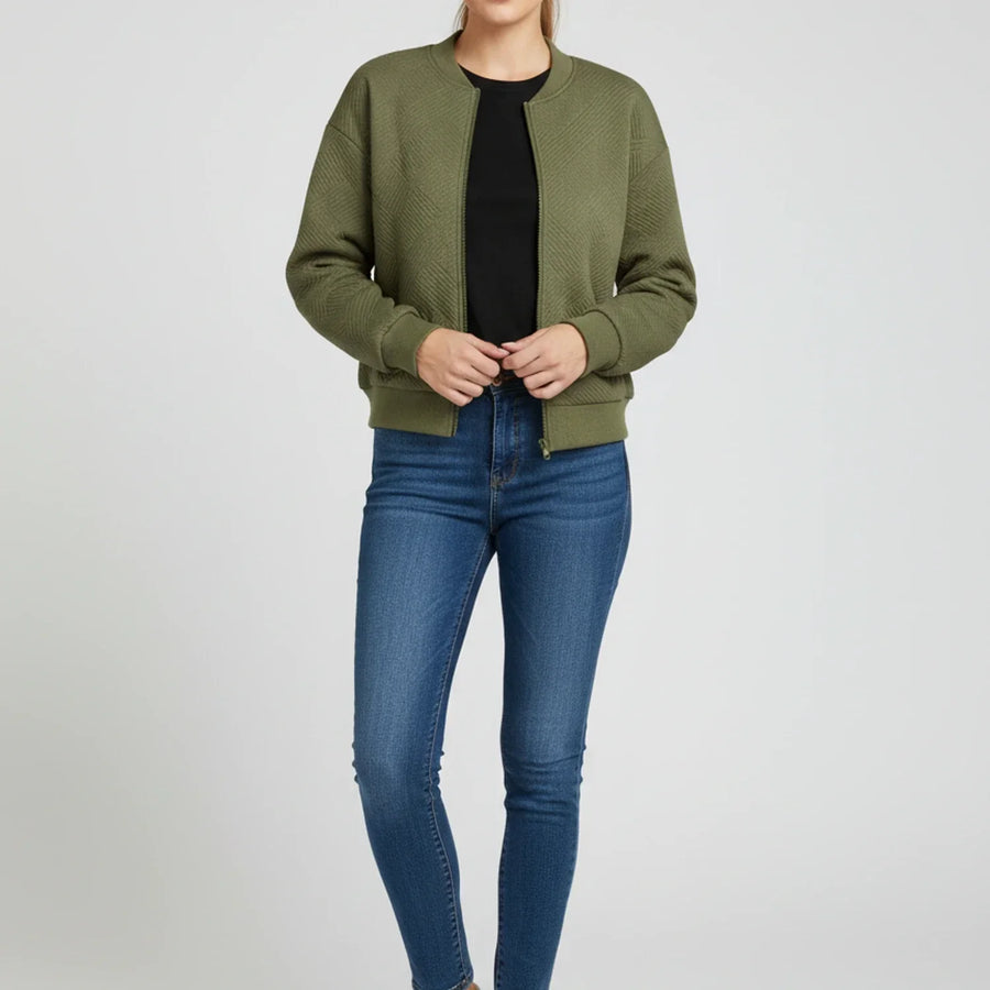 Luvrefashion | Zippered Jacket in Blue - image 12