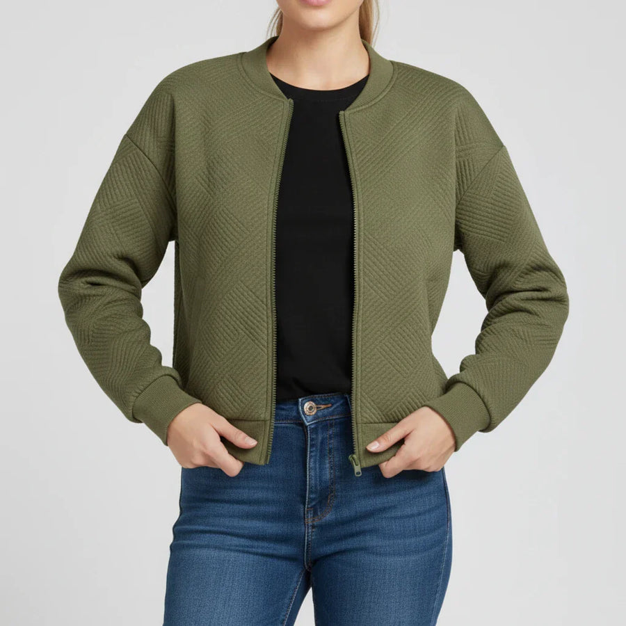 Luvrefashion | Zippered Jacket in Blue - image 11
