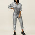 Conjunto de jogger para mujer - Traje de dos piezas - Gris
