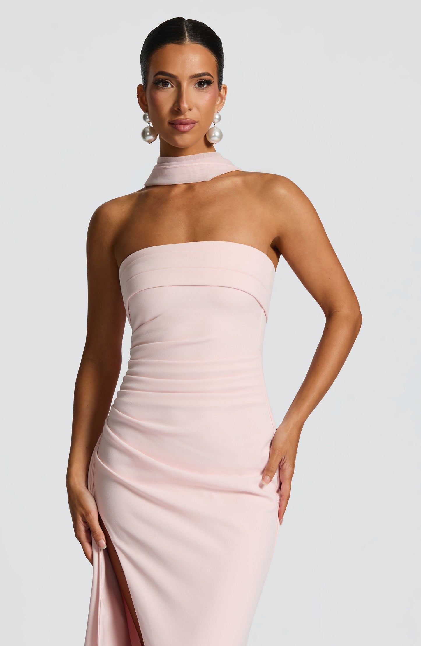 Vestido largo de verano Sophia Blush